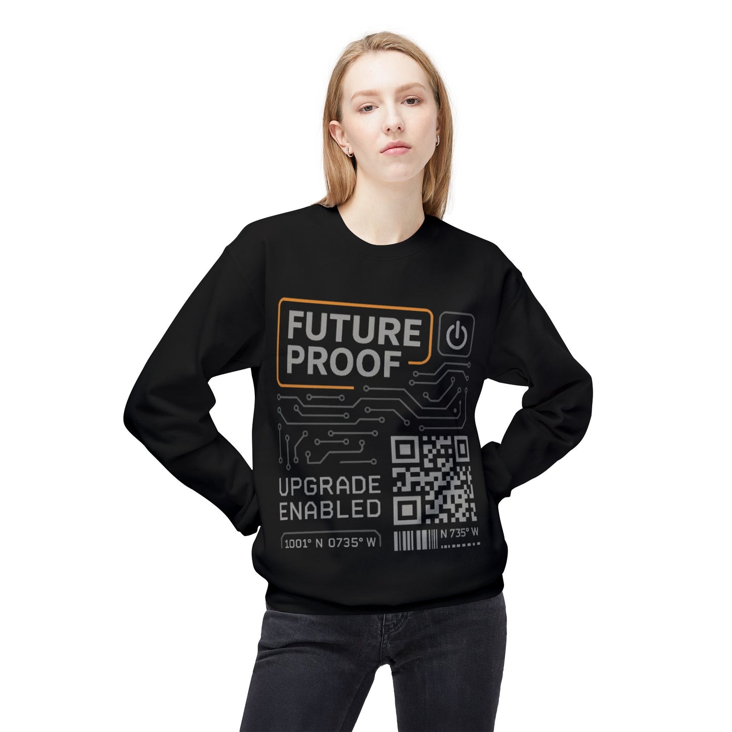 Future Proof - Tech-Inspired Unisex's Sweatshirt