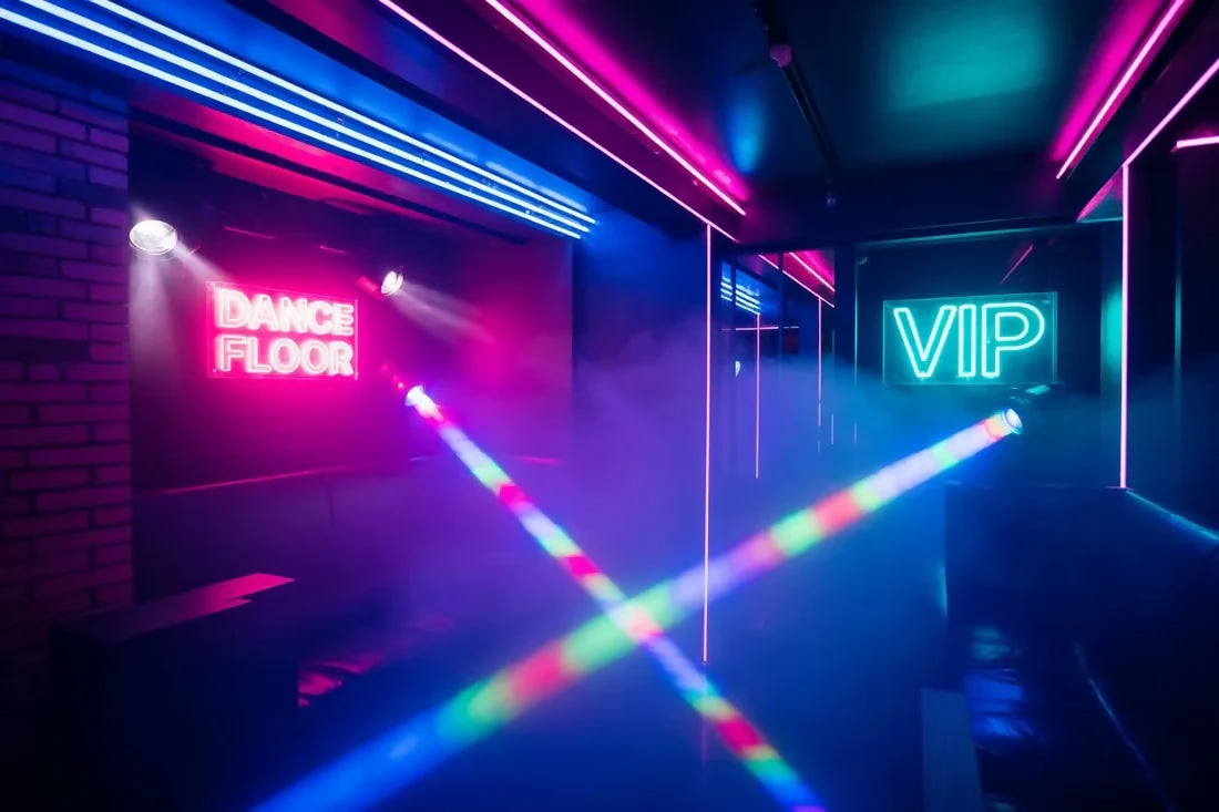 Birmingham Neon Night Party | DJ + Dancefloor + Social Crowd